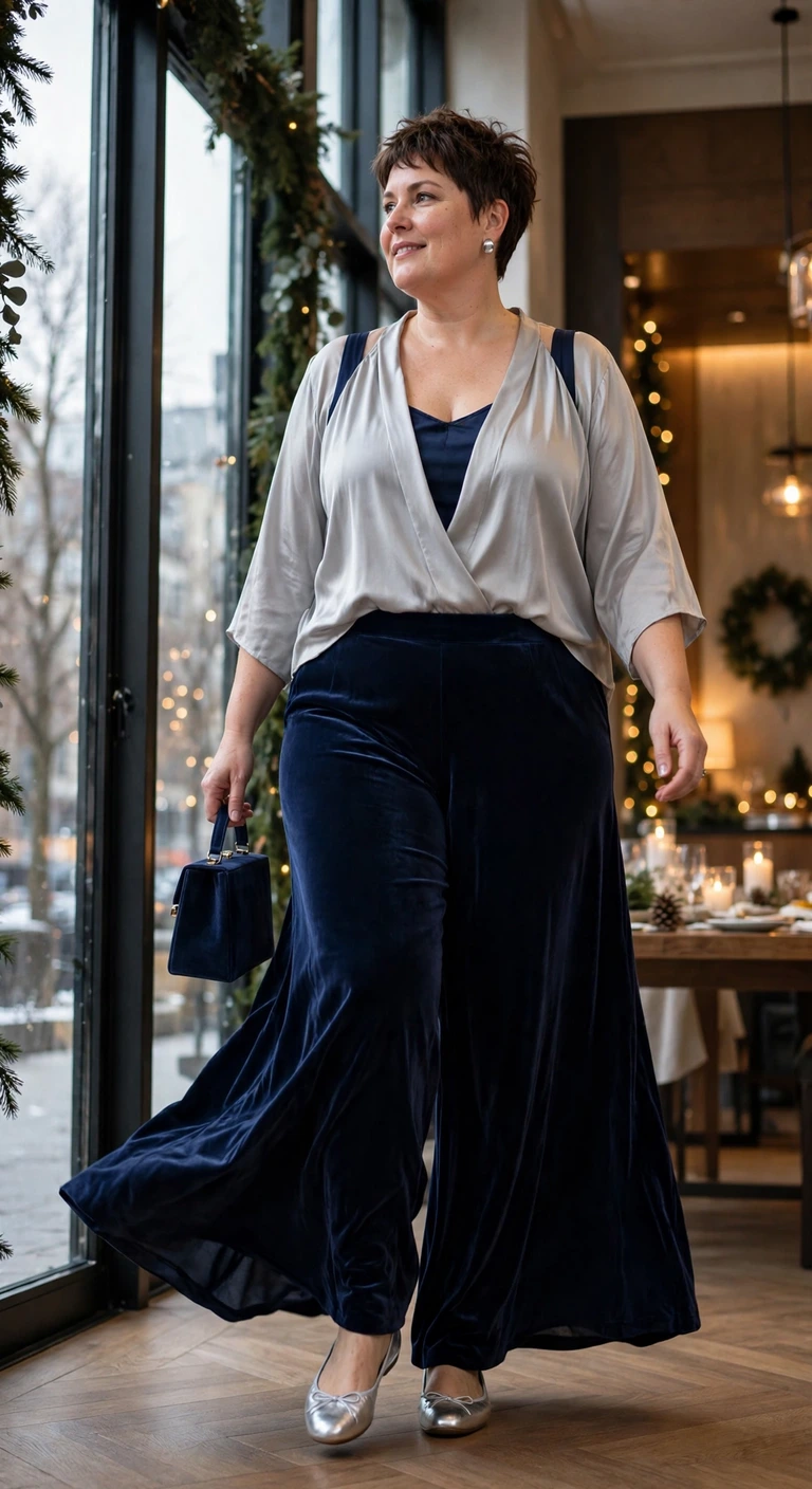 the velvet trousers that make sitting easy