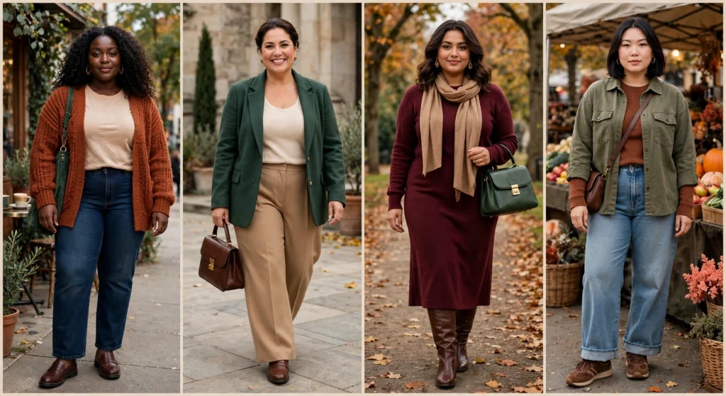 16 Plus Size Fall Outfit Ideas for Curvy Women